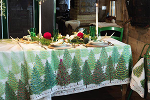 Le Telerie Toscane: Christmas Tableclothes and Linens - Household Linen Made in Tuscany